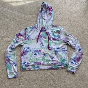 Multicolor Tie-Dye Women's Hoodie